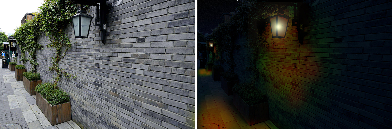 夜巷子效果制作（图ZODE4MTM0NTY=） - 图案 - 站酷设计师卡萁原创素材 - 站酷ZCOOL