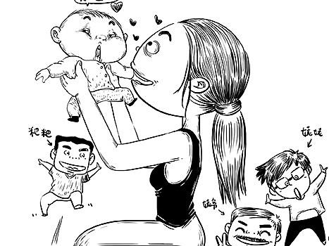 宝妈的漫画日记——十月龄宝宝病了(完整篇)
