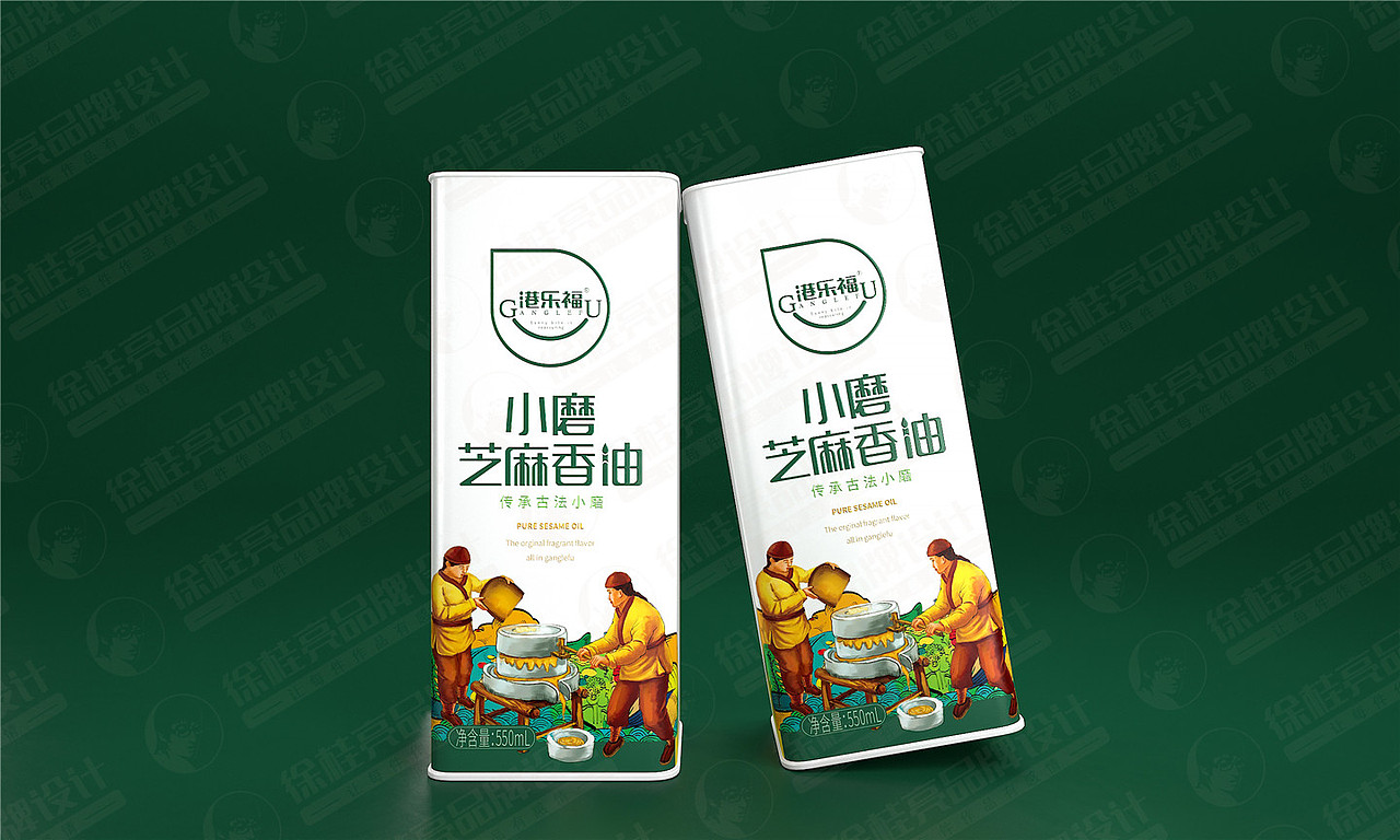 港乐福核桃油香油——徐桂亮品牌设计！（图ZMjMzOTU0ODc2） - 品牌 - 站酷设计师徐桂亮品牌设计原创素材 - 站酷ZCOOL