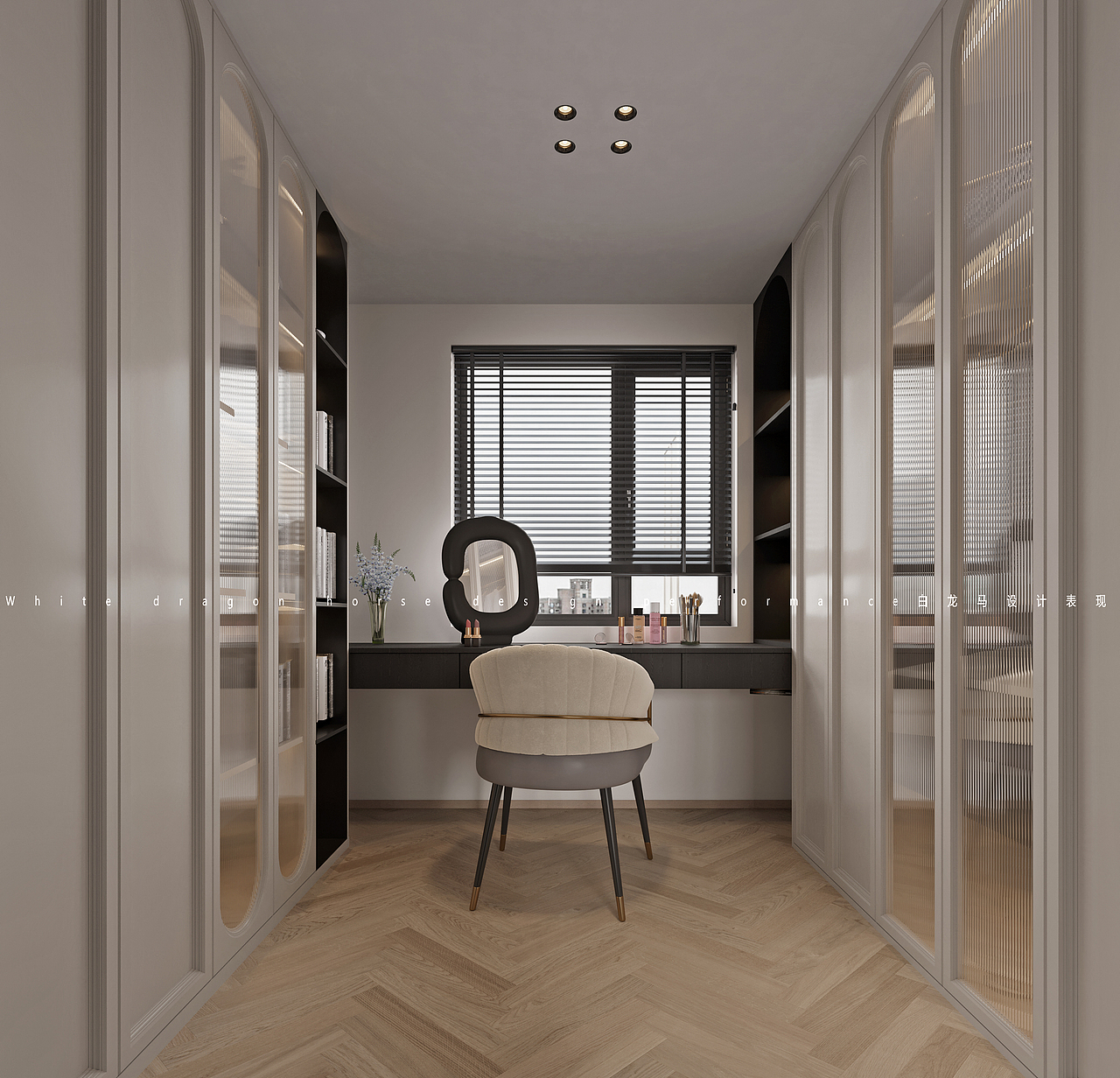 中古风格——白龙马效果图