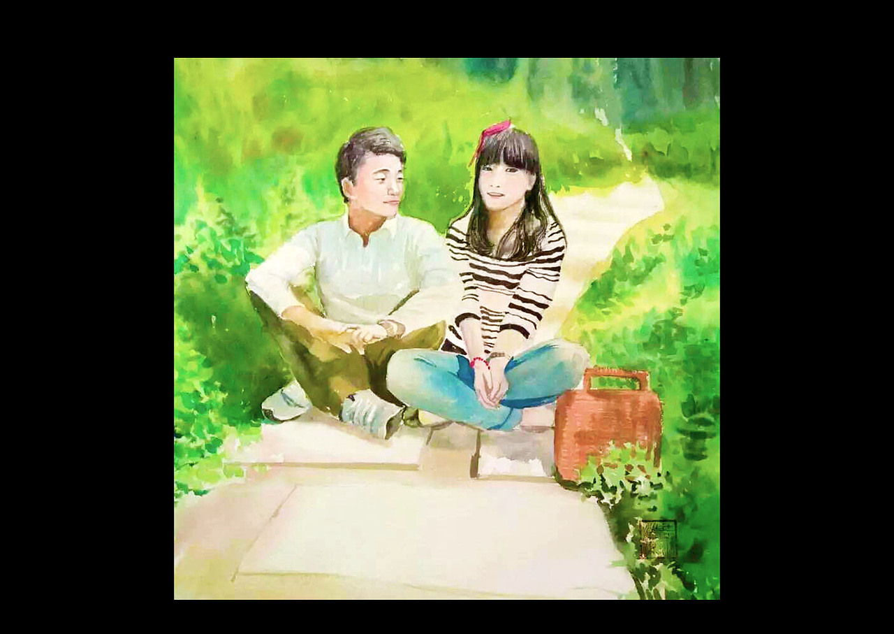 一些手绘水彩头像约稿（图ZNTUyNzUzMTY=） - 商业插画 - 站酷设计师你好海燕子原创素材 - 站酷ZCOOL