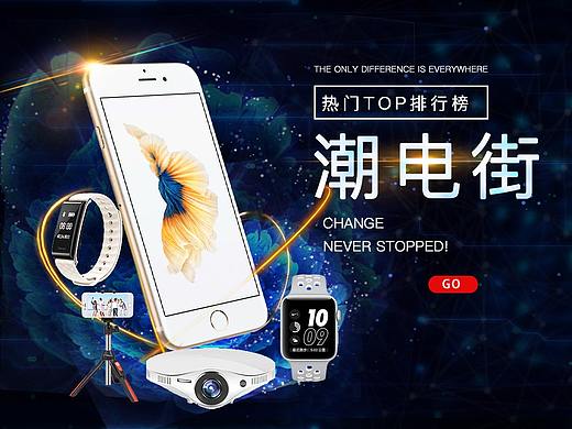 电子产品 — 网页专题设计