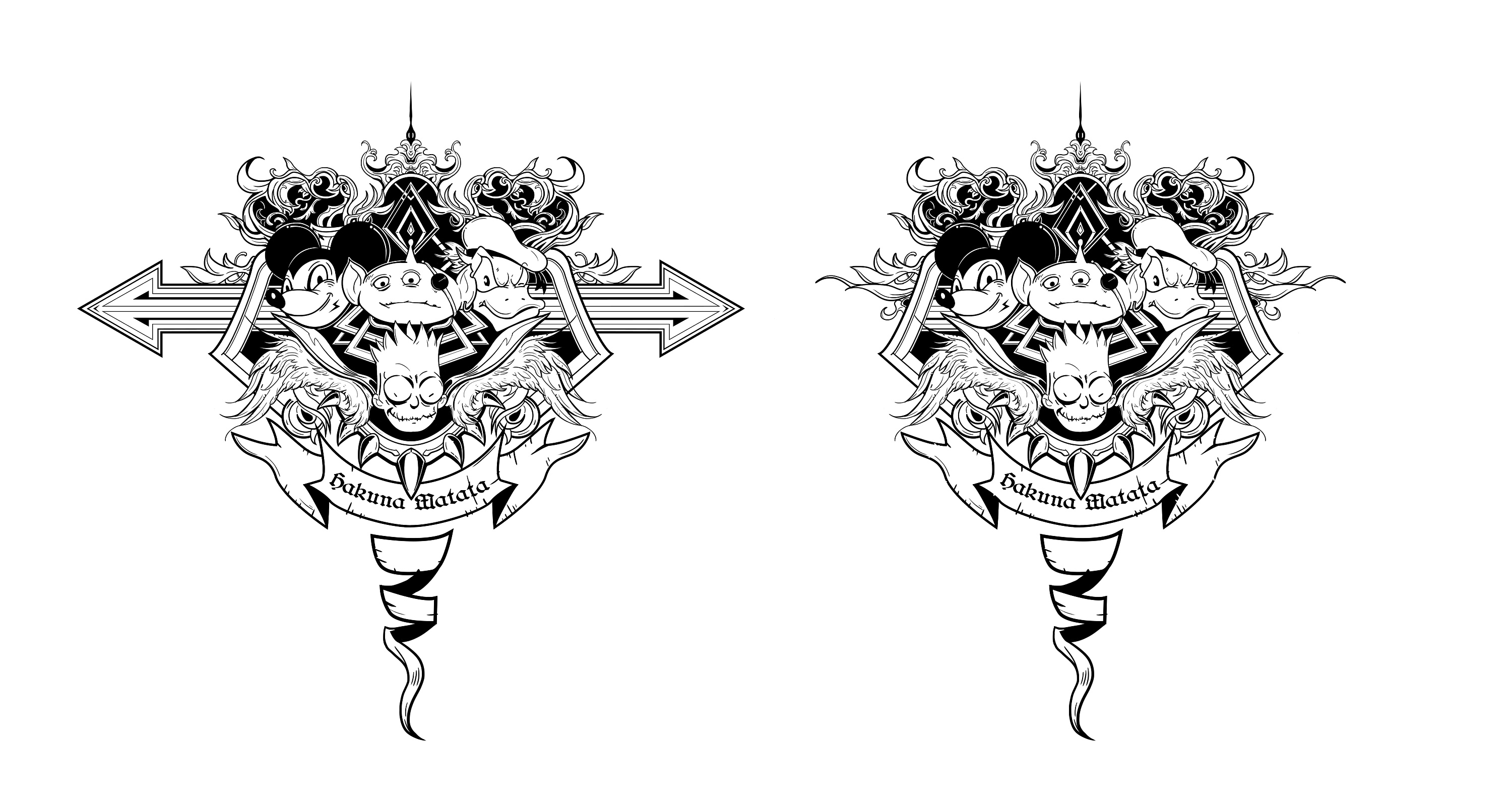 一些纹身图案|插画|涂鸦/潮流|cooola - 原创作品 - 站酷 (zcool)