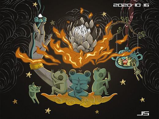 【原创】手绘练习，随便想的一些画面