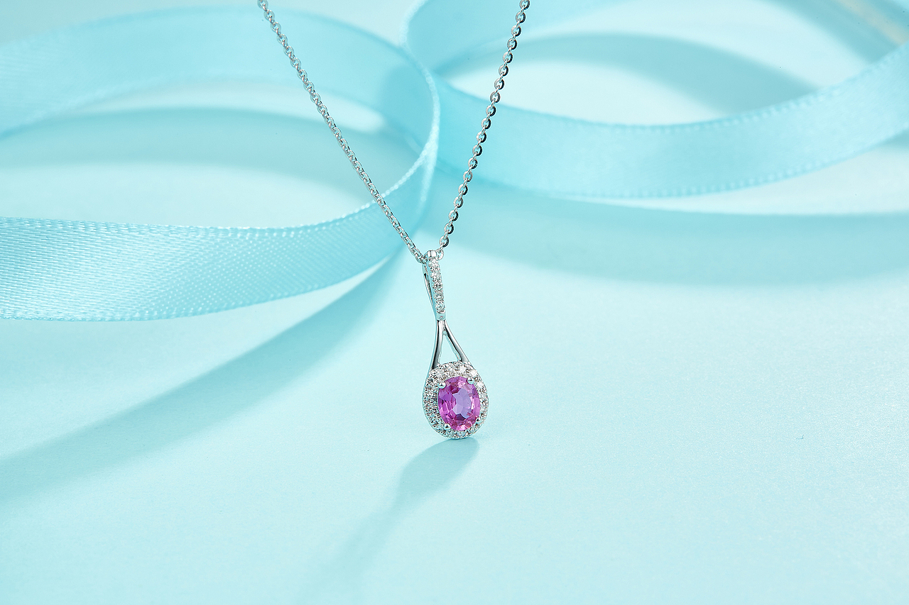 商业珠宝青色场景摄影拍摄