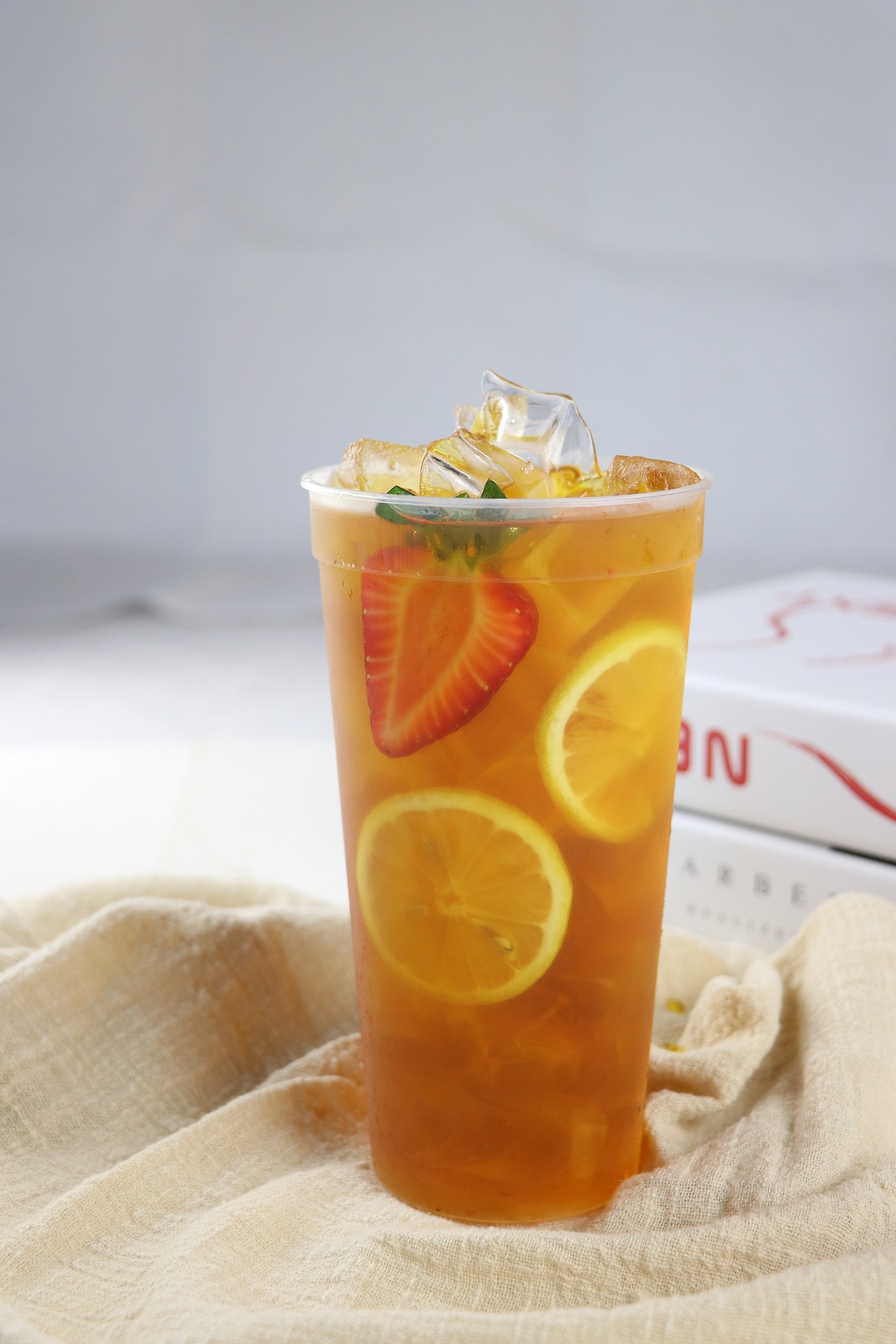 中福合和水果茶奶盖茶