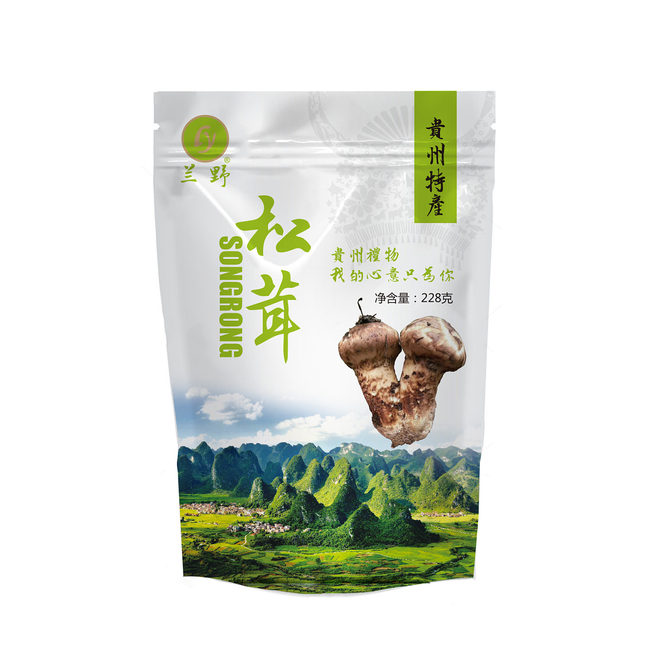 食品包装袋设计松茸|平面|包装|悠悠自在潜海鱼 - 原创作品 - 站酷