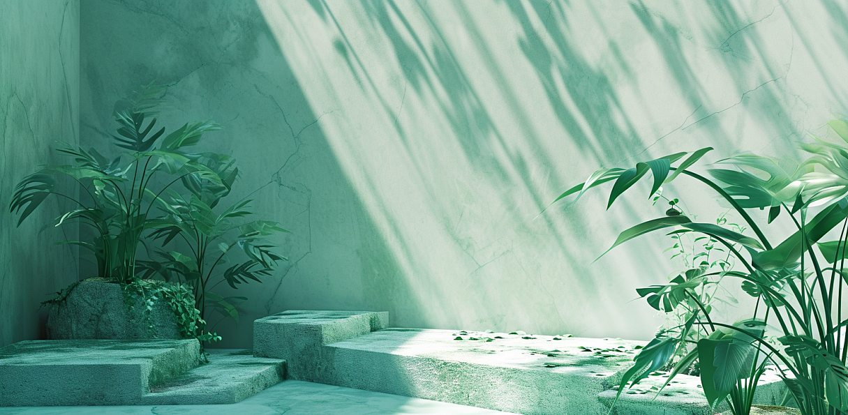 AI电商绿植展台