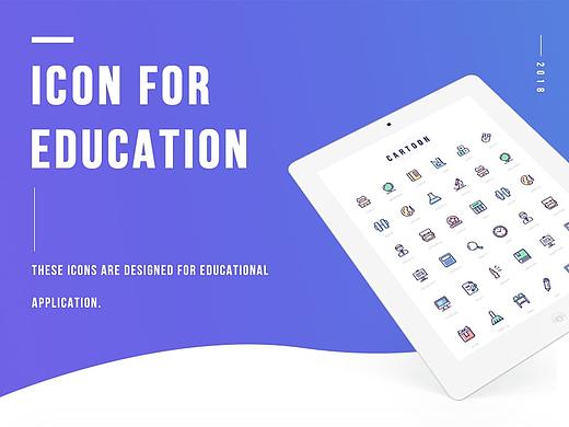 Icon For Education（个人主页-ZMjcxOTkxMjg=） - 图标 - 站酷设计师PoppinYoung原创素材 - 站酷ZCOOL