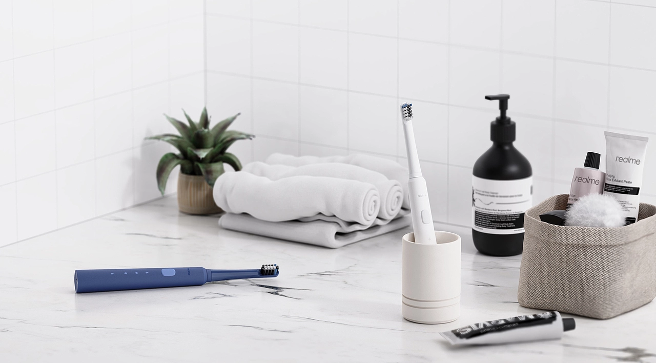 【产品渲染--Realme手表/电动牙刷】