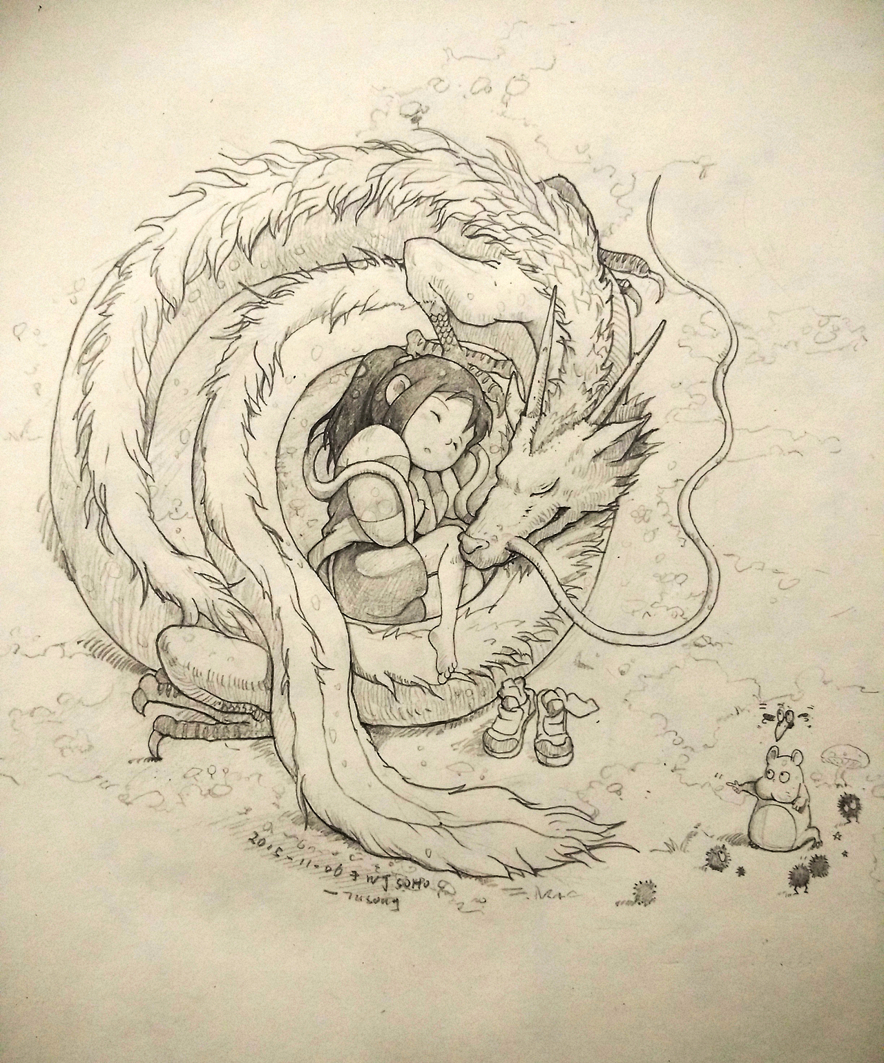 天空之城/千与千寻/龙猫（图ZNDMxMzg5MjQ=） - 艺术插画 - 站酷设计师午夜自由人原创素材 - 站酷ZCOOL