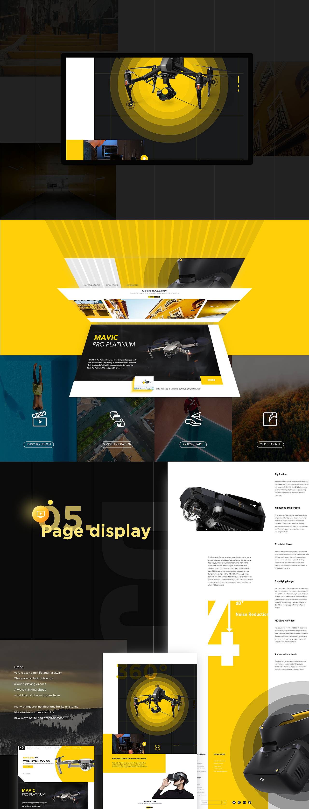 大疆无人机官网改版重构解析（图ZMTI2NTAwOTAw） - 企业官网 - 站酷设计师Anaward在历劫原创素材 - 站酷ZCOOL