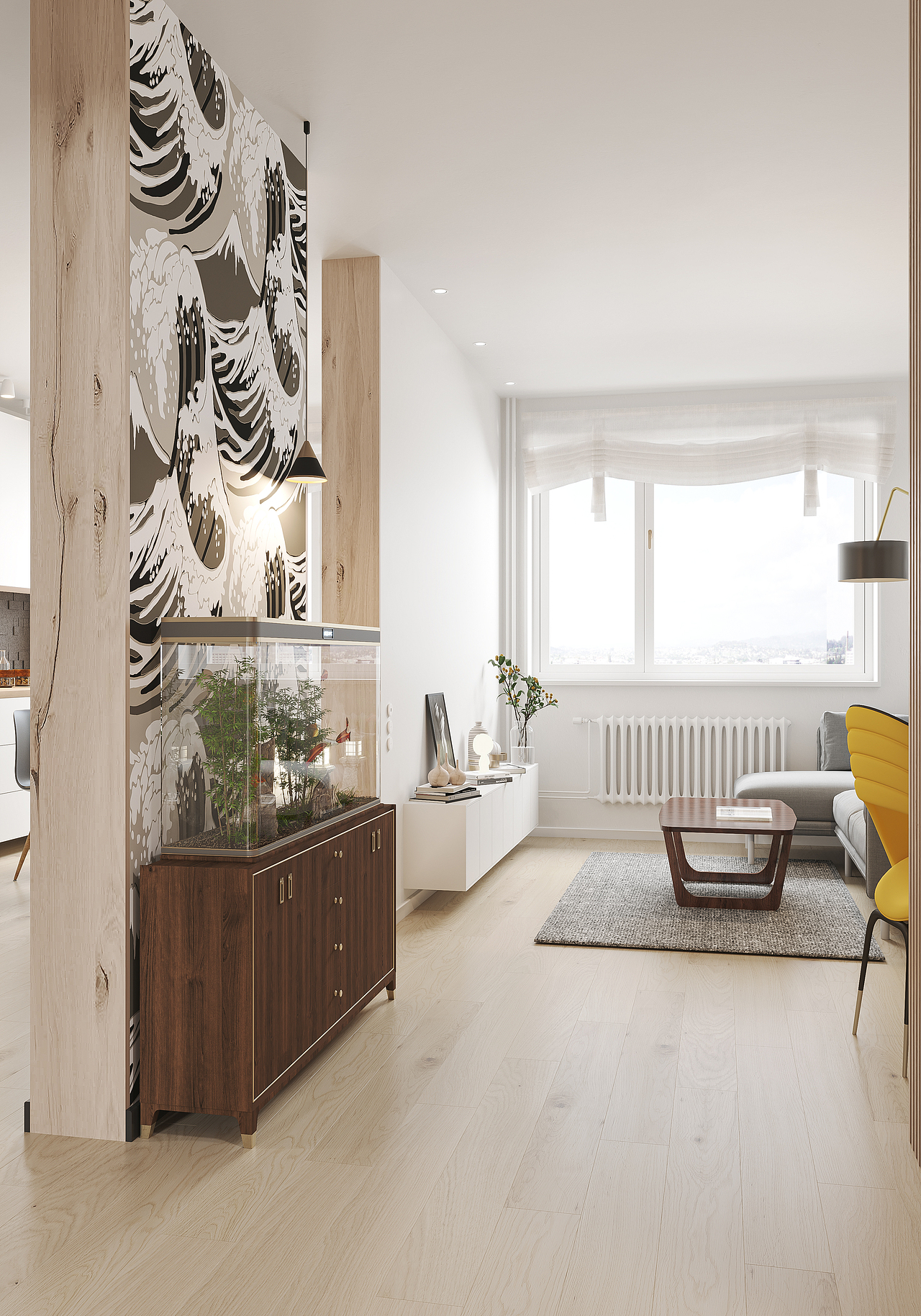 境外單身公寓、一居室（圖ZMjc3NTk4NTg0） - 家裝設(shè)計(jì) - 站酷設(shè)計(jì)師歌幾何原創(chuàng)素材 - 站酷ZCOOL