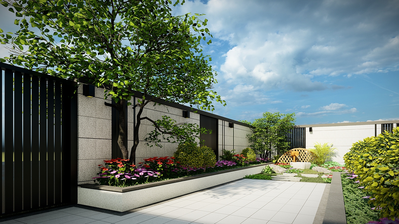 新中式庭院景观设计