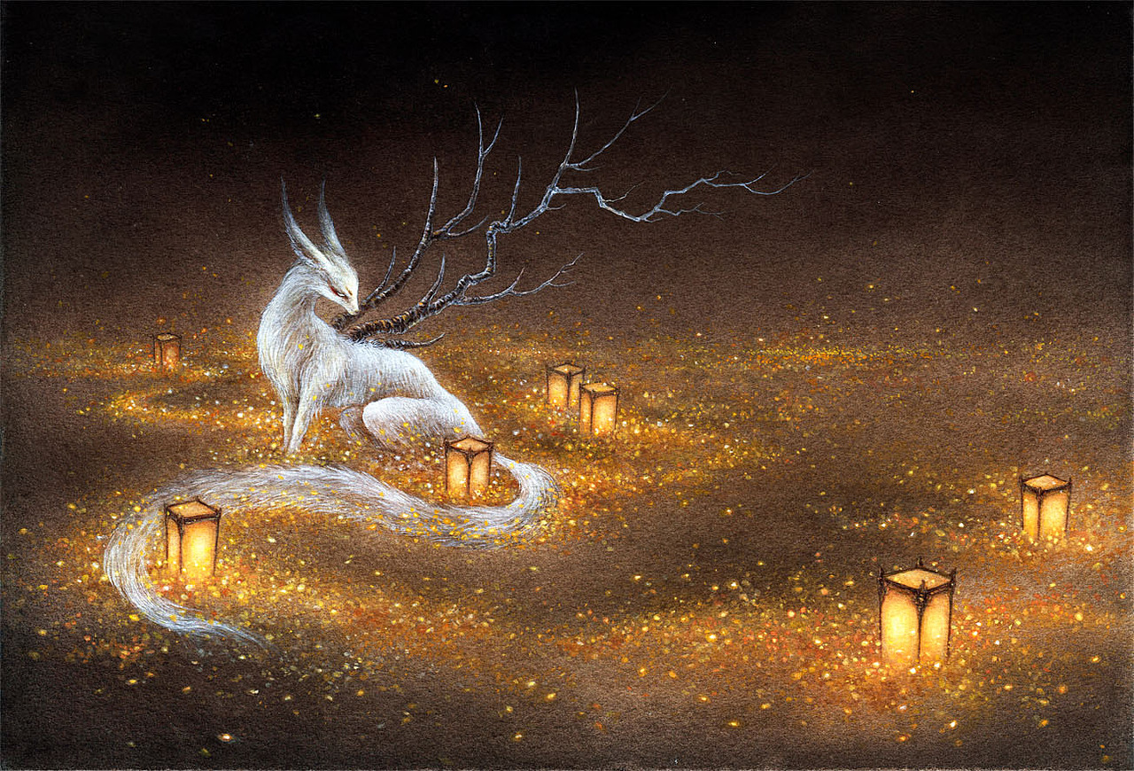 【中国百鬼】狐骑·乘黄