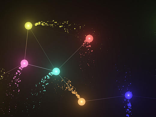 AE#动效练习#牛顿粒子#日常练习