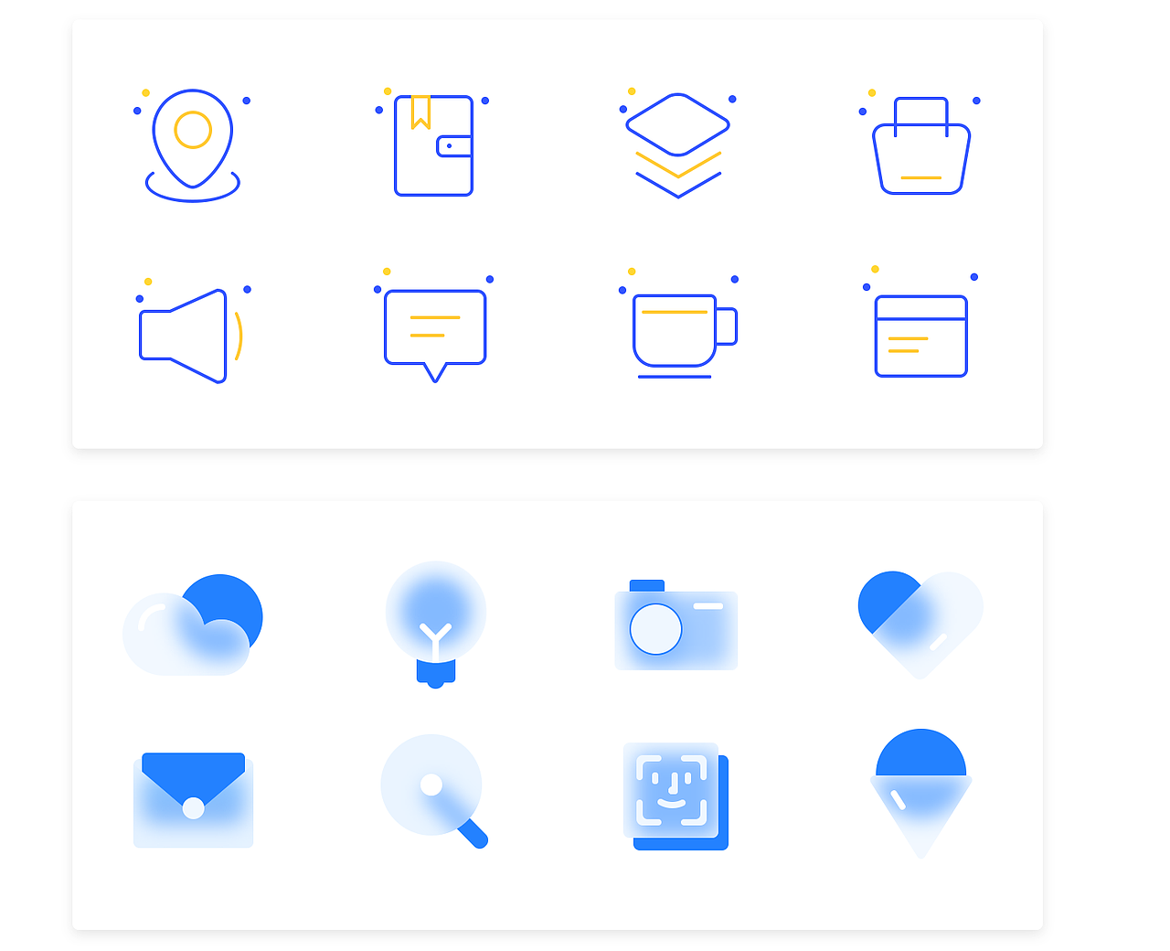 毛玻璃效果图标 其他图标
