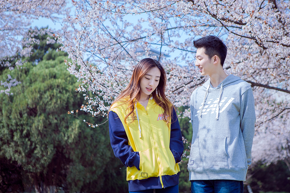 校园文化衫宣传照