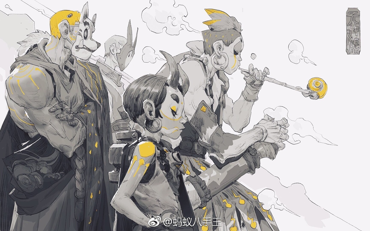 【老师作品】图形科学-蚂蚁八手王|插画|游戏原画|图形科学 - 原创作