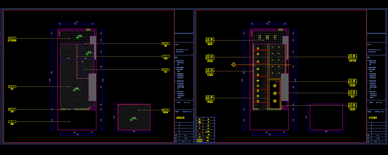 施工图案例|奶茶店施工图表现