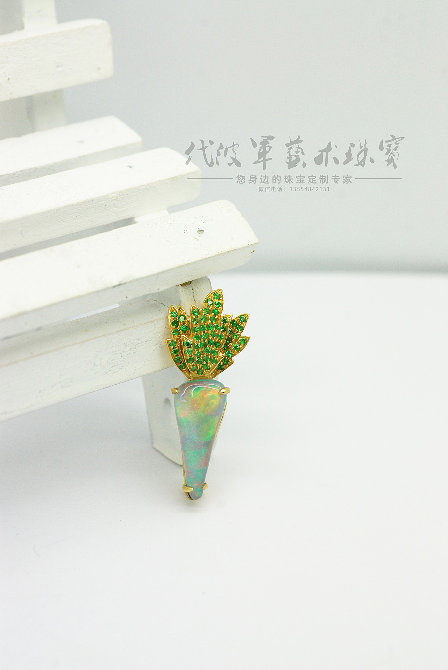 代波军艺术珠宝定制-----欧泊镶嵌设计作品欣赏（图ZNzYxNTc4MDQ=） - 首饰设计 - 站酷设计师代波军艺术珠宝原创素材 - 站酷ZCOOL