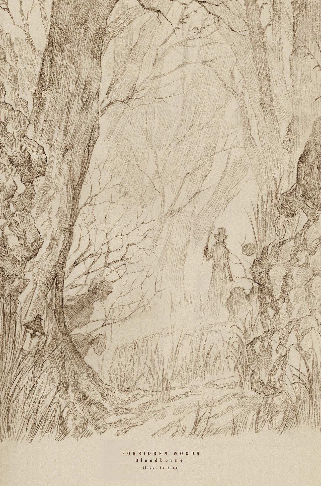 黑魂X血源同人作品（图ZMTE2NDg3ODQ0） - 游戏原画 - 站酷设计师西诺201原创素材 - 站酷ZCOOL