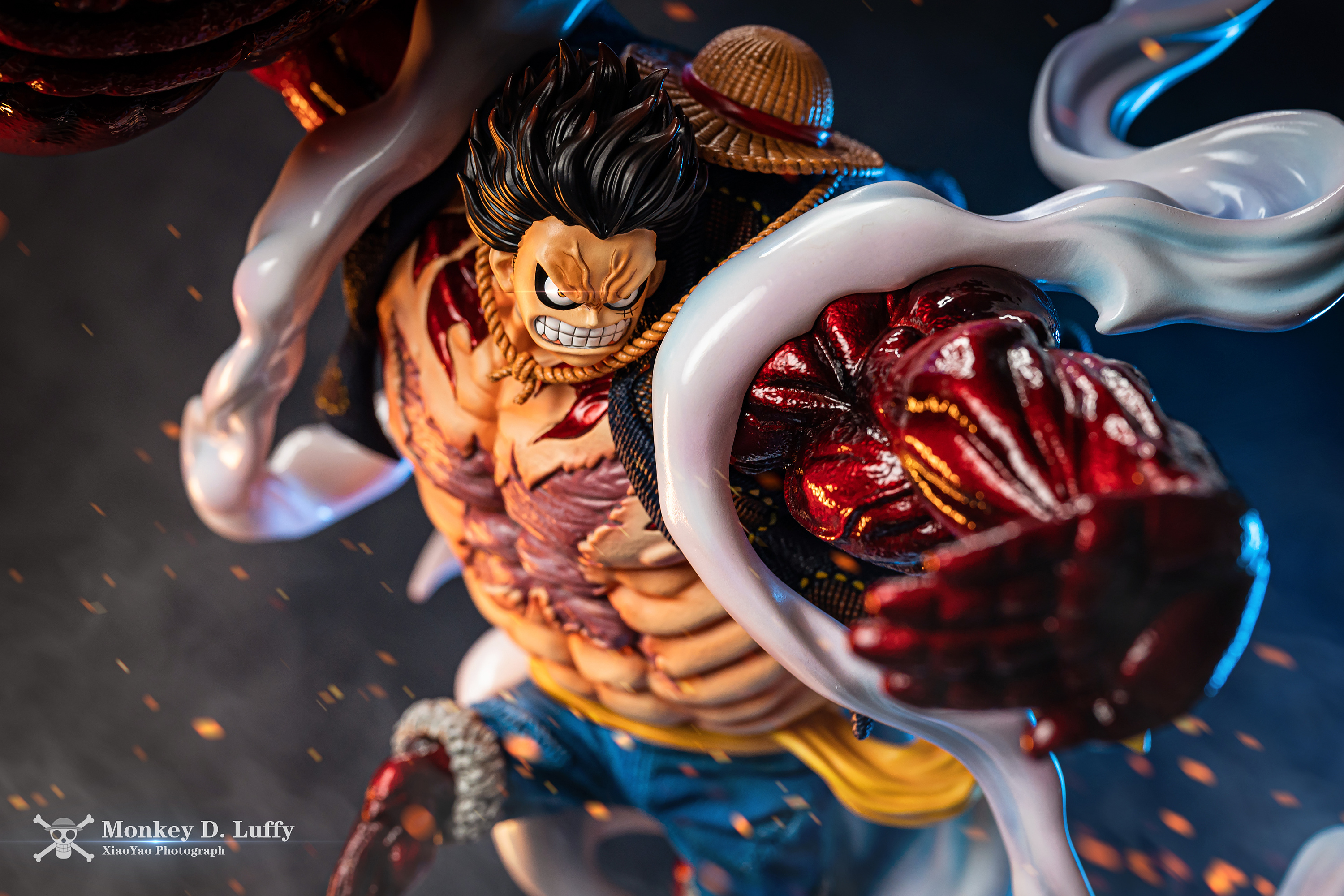 lufy 四档大猿王枪雕像摄影