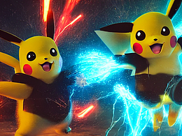 #AI創(chuàng)作實(shí)驗(yàn)室#皮卡丘，巨大化，十萬伏特