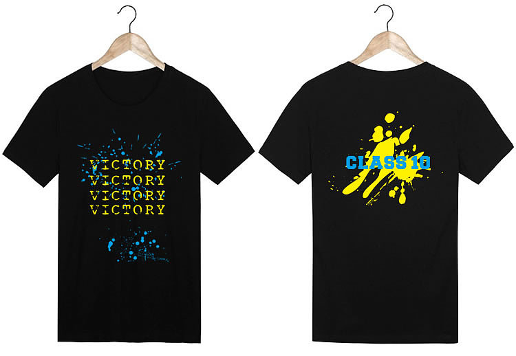 10班班服设计10班泼墨班服图案10班victory班服图案设计班服中国