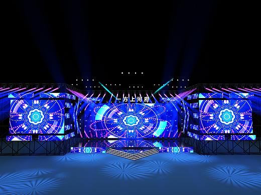 案名发布暨音乐节舞台效果（万达）
