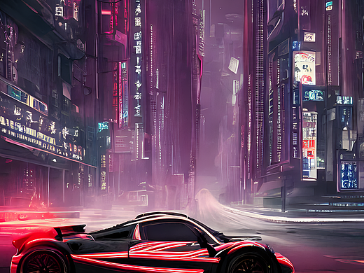 #AI创作实验室#帕加尼 行驶在上海外滩