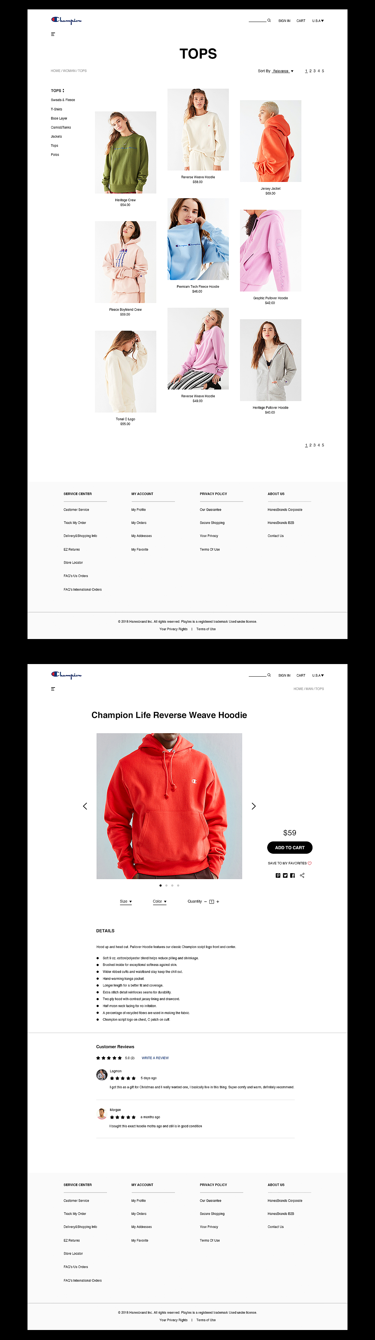 CHAMPION WEBSITE CONCEPT DESIGN（图ZMTA0NjM5MjY4） - 企业官网 - 站酷设计师Sevenstar_jj原创素材 - 站酷ZCOOL