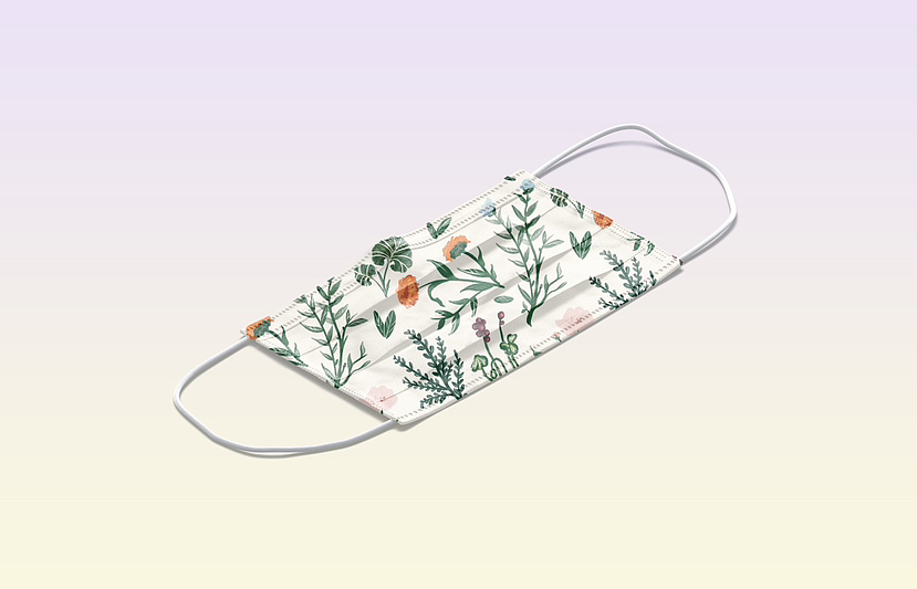 花型设计 口罩设计（图ZMzMwNzQ0MTYw） - 图案 - 站酷设计师可乐也太可爱了原创素材 - 站酷ZCOOL