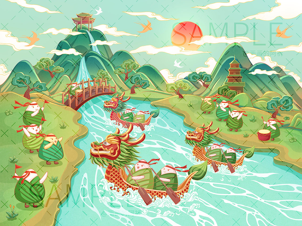 2020年插画包装总结（图ZMjM3ODE5MjA4） - 商业插画 - 站酷设计师阿祈原创素材 - 站酷ZCOOL