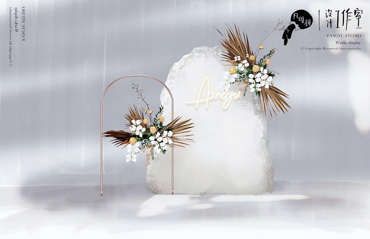 婚礼手绘 | 清透婚礼小场景