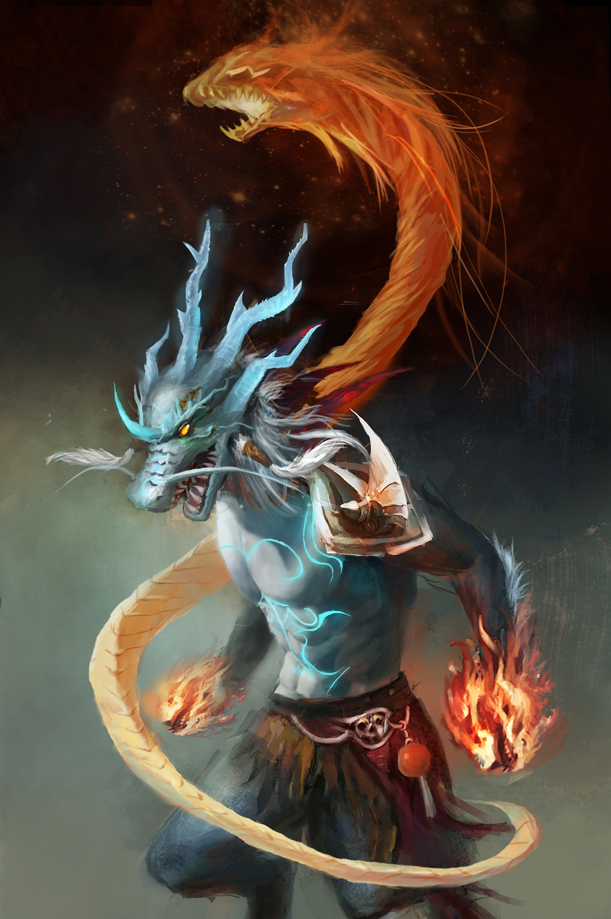 山海经人物设定|插画|概念设定|_____学姐诶 - 原创作品 - 站酷 (zcoo