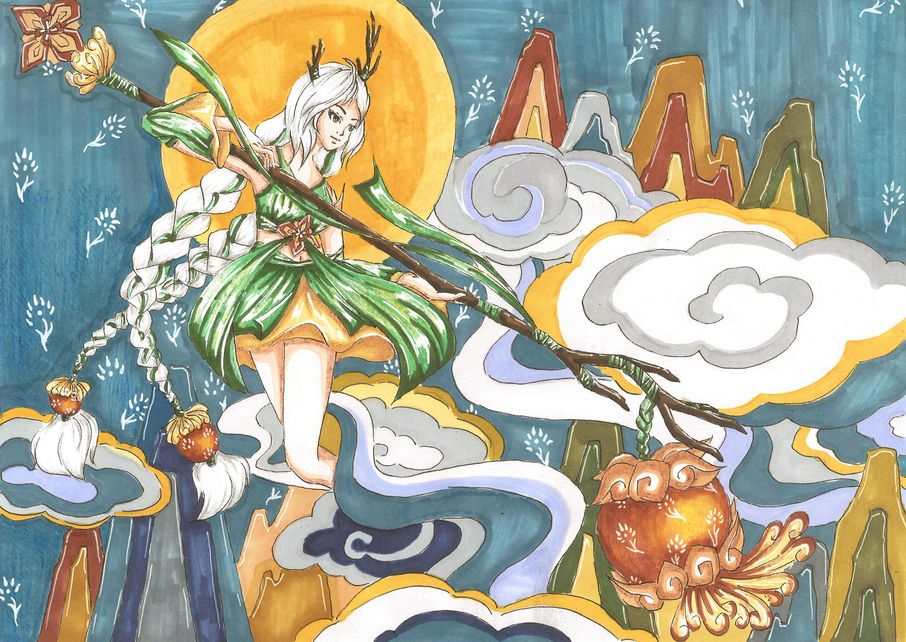 鹿王本生--大乔