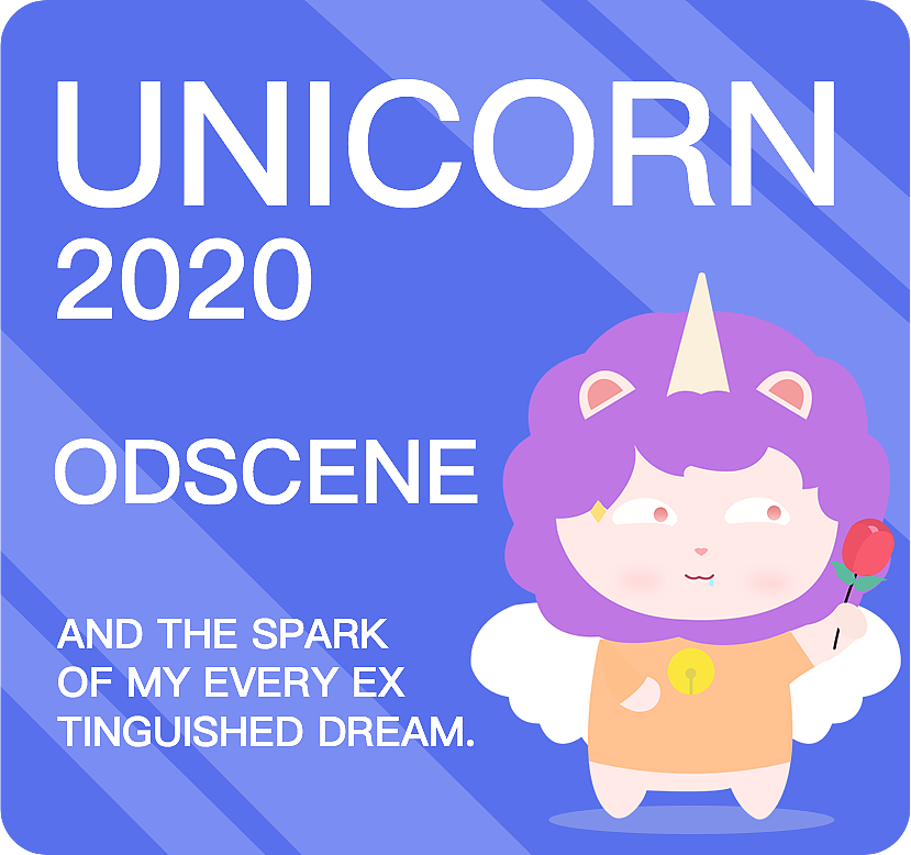 独角兽吉祥物（图ZMjQ1ODA3MTAw） - IP形象 - 站酷设计师阿中早点睡觉原创素材 - 站酷ZCOOL