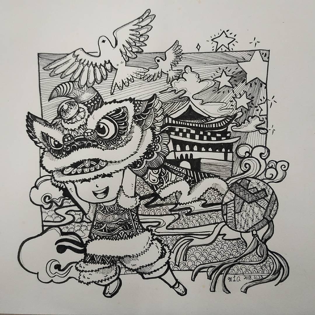 线描手绘（图ZMjc0NjExMDc2） - 创作习作 - 站酷设计师苏梓琪原创素材 - 站酷ZCOOL