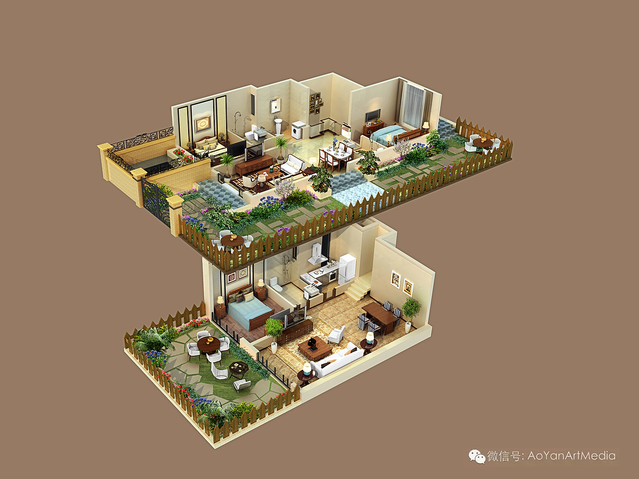 复式户型设计表现