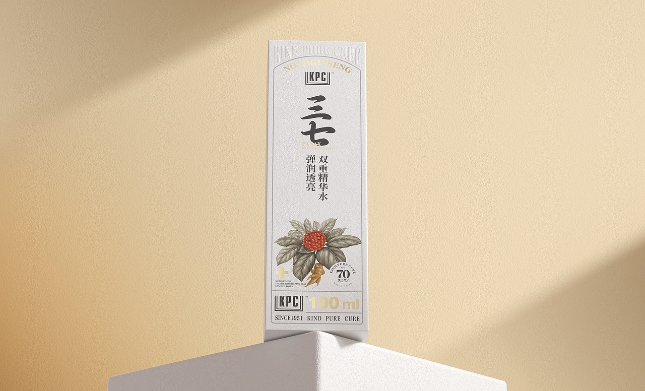 昆药×同道设计|传统VS新中式·KPG三七护肤系列（图ZMjkyNjYzNTM2） - 包装 - 站酷设计师同道设计SONG原创素材 - 站酷ZCOOL