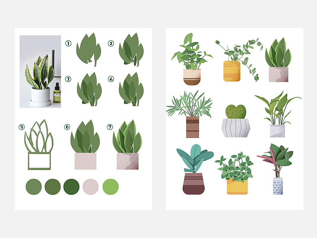 2020-2021插画练习总结(上)