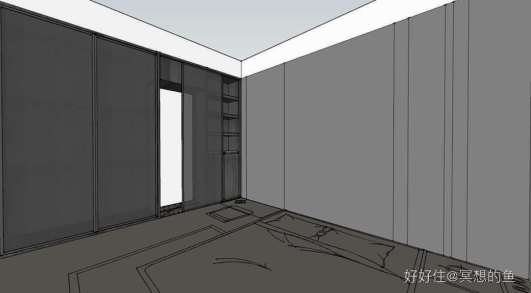 主卧衣柜及北京草图概念