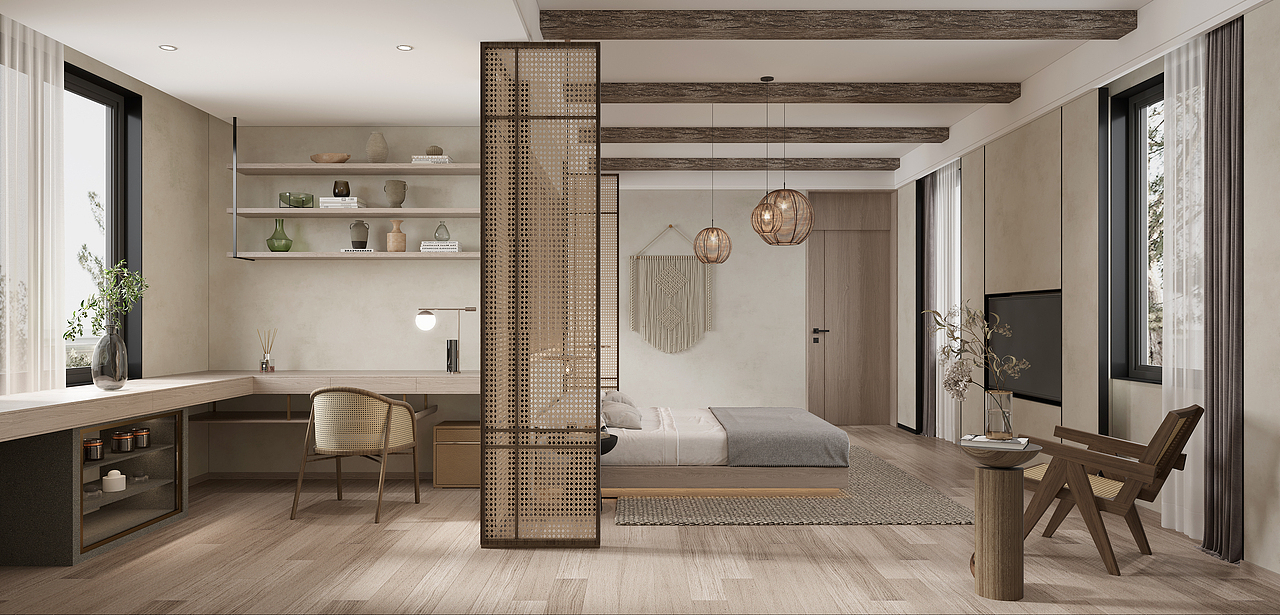 酒店名宿（图ZMjUyNDg4NjUy） - 酒店餐饮设计 - 站酷设计师木舍DESIGN原创素材 - 站酷ZCOOL