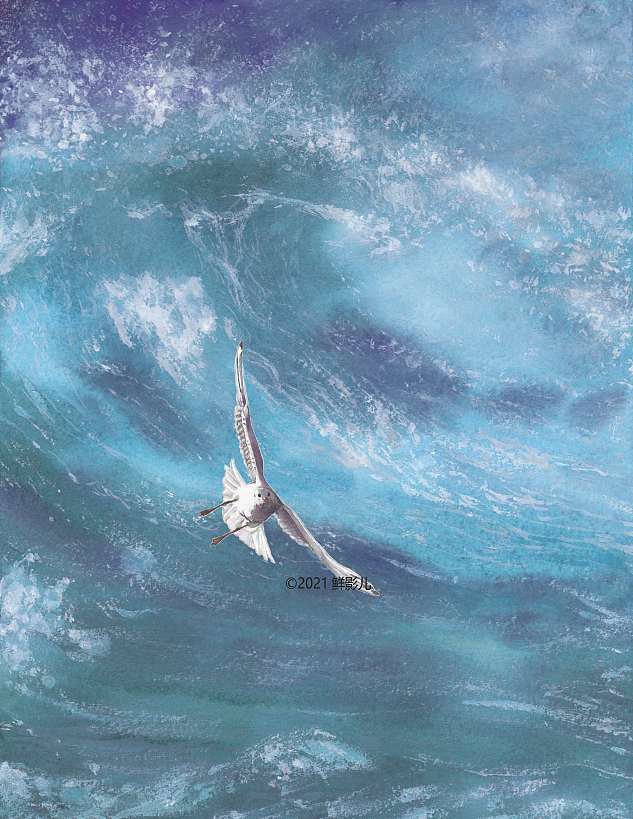 高尔基《海燕》图书插画