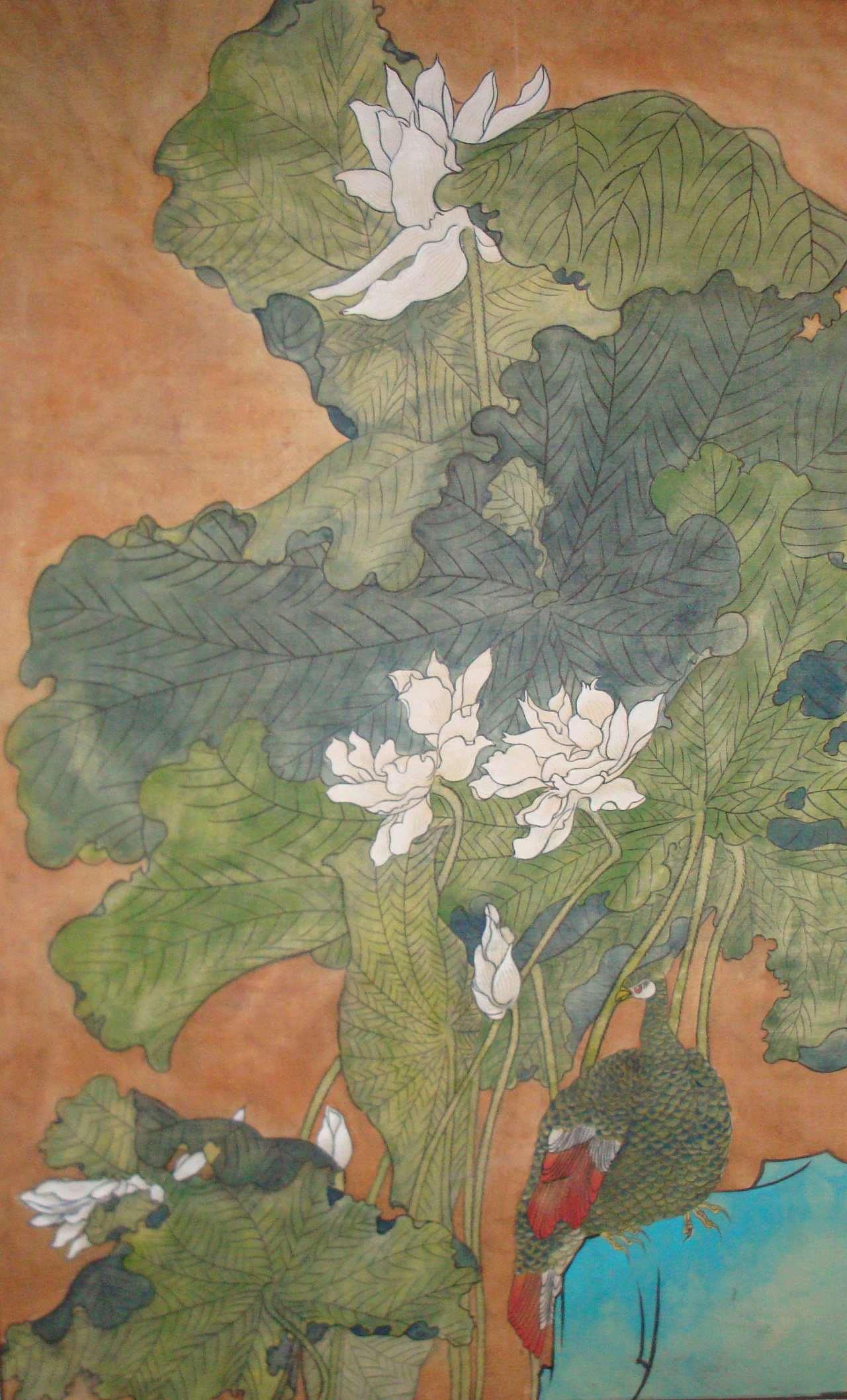 荷塘月色|纯艺术|国画|凇菱益寿 - 原创作品 - 站酷 (zcool)