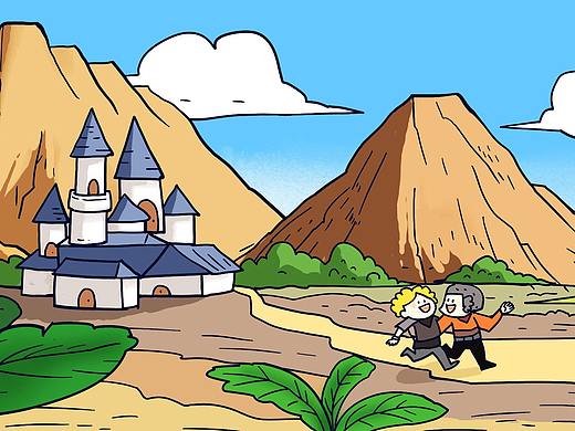 给魔界塔游戏画的漫画，他们用于公众号更新~