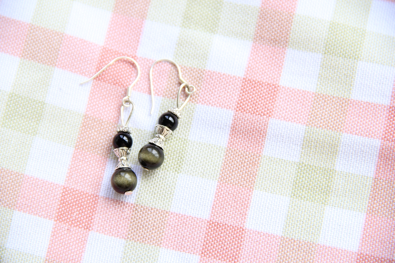 【原创手工耳坠】——【墨黑之狼】（图ZMzQyNDgxNTY=） - 首饰设计 - 站酷设计师孙囍瑶原创素材 - 站酷ZCOOL