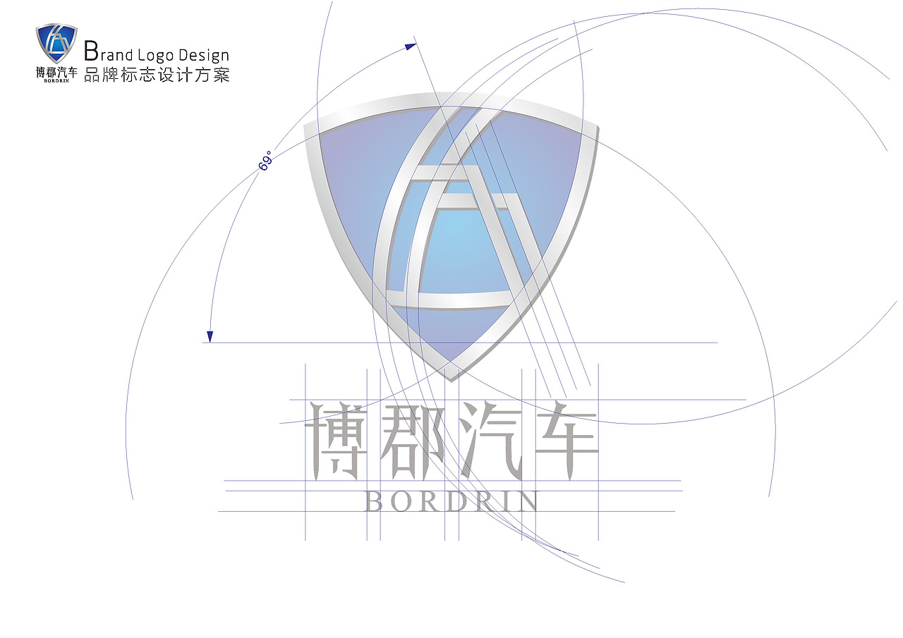 博郡汽車（圖ZMTA0OTc1NTEy） - Logo - 站酷設(shè)計(jì)師平哥愛(ài)設(shè)計(jì)原創(chuàng)素材 - 站酷ZCOOL