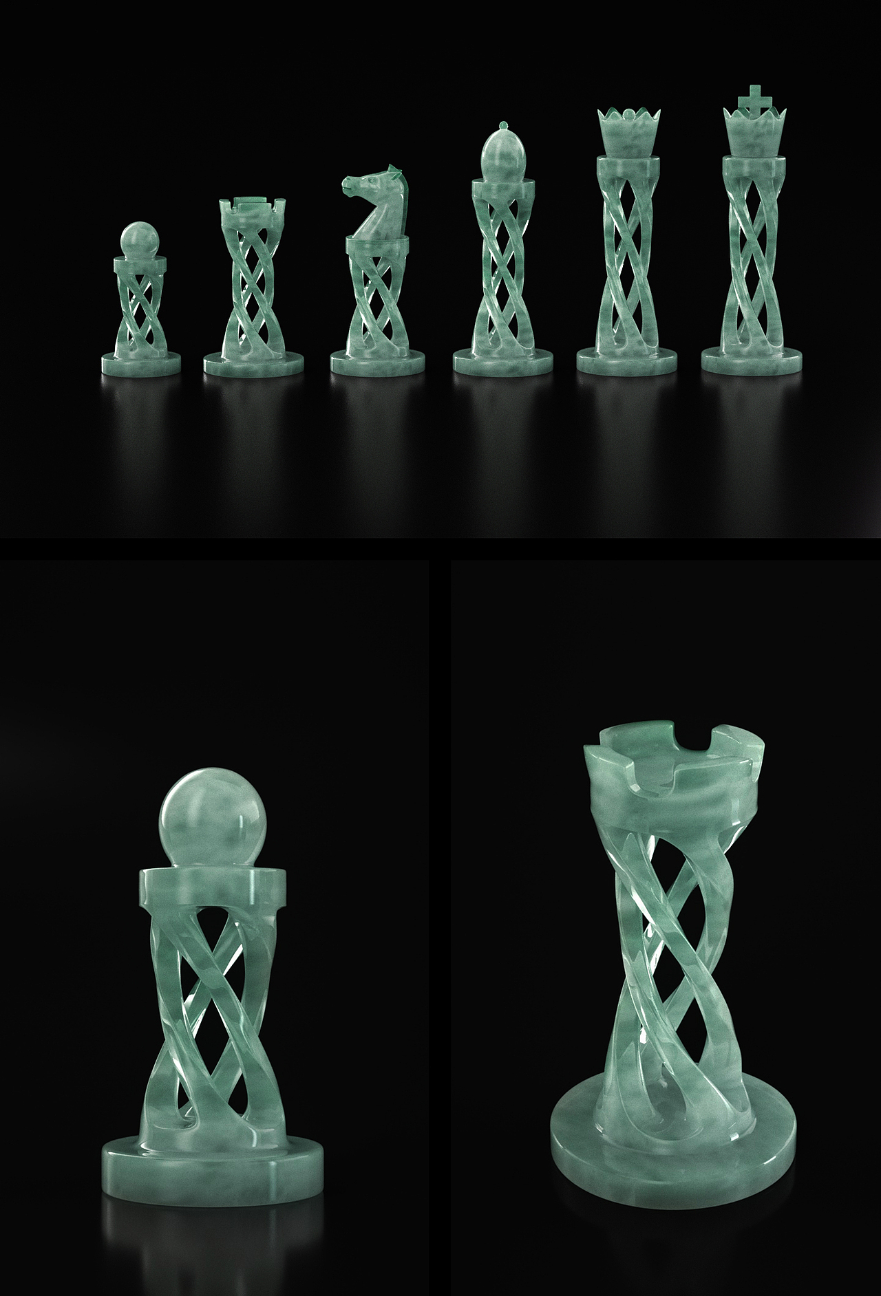 CHESS-建模-氛圍渲染（圖ZMTUyMzI4MjAw） - 玩具 - 站酷設(shè)計(jì)師LINT天原創(chuàng)素材 - 站酷ZCOOL